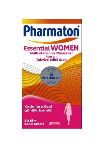 Pharmaton Women, 30 Tablet Biotin, Demir, Vitamin B, Multivitamin Ve Mineraller Sku: Mırstk3af7933268