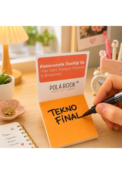 Meyveli Hayvanlı 6'li Mini Akıllı Not Kağıdı Seti 100 Sayfa Yapışkansız Post-it