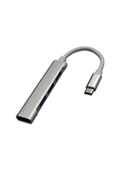 Dexim Dhu0003-Dexim Elite USB-Typ-C To 4 Port USB-A Hub