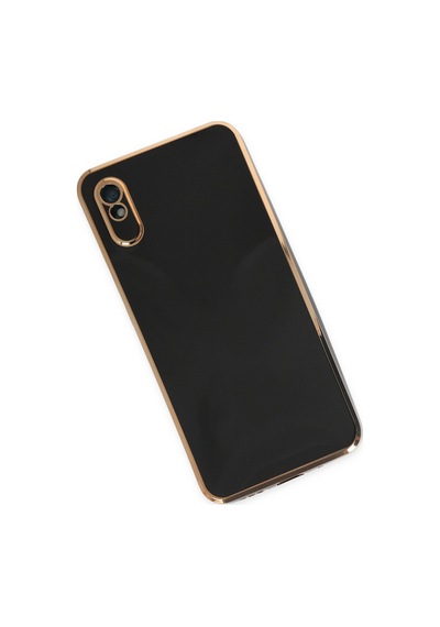 Xiaomi Redmi 9a Uyumlu Kılıf Volet Silikon - Siyah