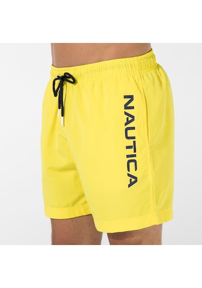 Nautica Nautıca Erkek Sarı Şort Mayo Düz T35112t Sarı