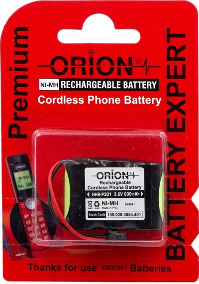 Orion HHR-P301 3.6V 600 mAh Telsiz Telefon Pili