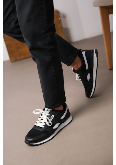 Daxtors D0061 Günlük Ortopedik Garantili Unisex Sneaker Spor Ayakkabı Siyah