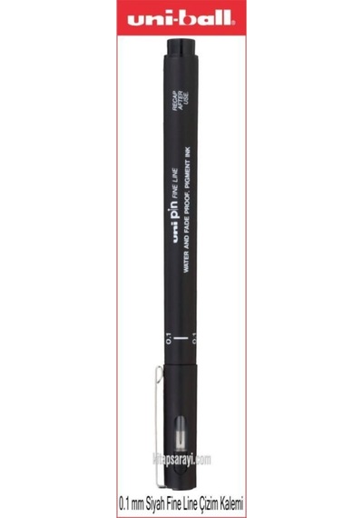 Uniball Fine Line 0.1 Mm Siyah Çizim Kalemi Pın 0.1-200 S