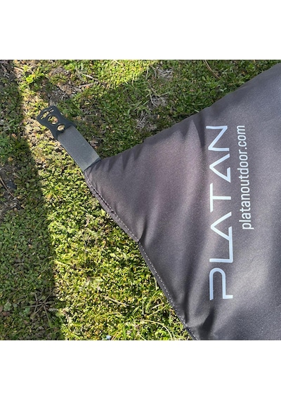 Platan Handy Ones-G Dolgulu Su Geçirmez Kamp Piknik Örtüsü - Mat Gri