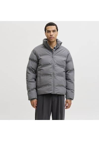 Jack & Jones Erkek Yüksek Dik Yaka Fermuarli Puffer Mont - Soho - 12278750 Castlerock