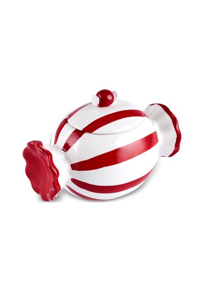 Karaca New Year Yılbaşı Candy Twist Saklama Kabı 1900 Ml Kırmızı