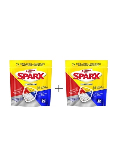 Sparx Bulaşık Makinesi Deterjanı 2 X 30 Tablet