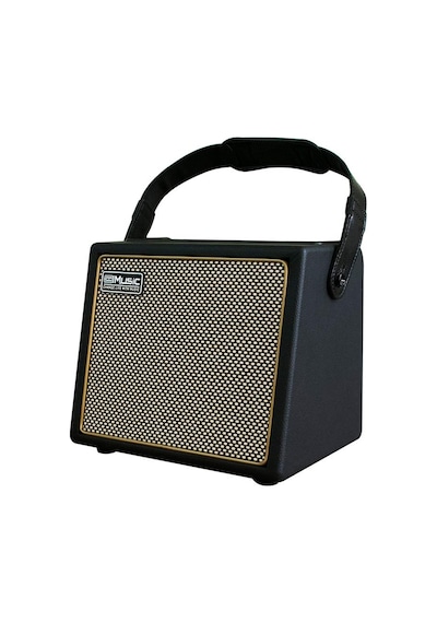 Coolmusic 30 W Akustik Elektro Gitar Amplifikatörü, Bt Taşınabilir Gitar Amplifikatörü, Mikrofon Girişli Hoparlör, Bas, Ses Seviyesi Desteği, Yükseklik Ayarı, Reverb-efekti