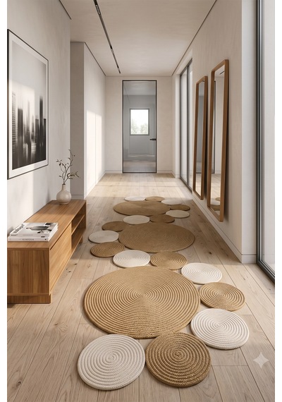 Villadia Home Textile Jüt Hasır Sarmal Kilim Yuvarlak Örgü Halı Yolluk Dekoratif Doğal Görünümlü Bohem Ev Kilimi Salon Balkon Oturma Yatak Mutfak Çocuk Odası 310bambukrem Villadia Home Textile Jüt Hasır Sarmal Kilim Yuvarlak Örgü Halı Yolluk Dekoratif Doğal Görünümlü Bohem Ev Kilimi Salon Balkon Oturma Yatak Mutfak Çocuk Odası 310bambukrem