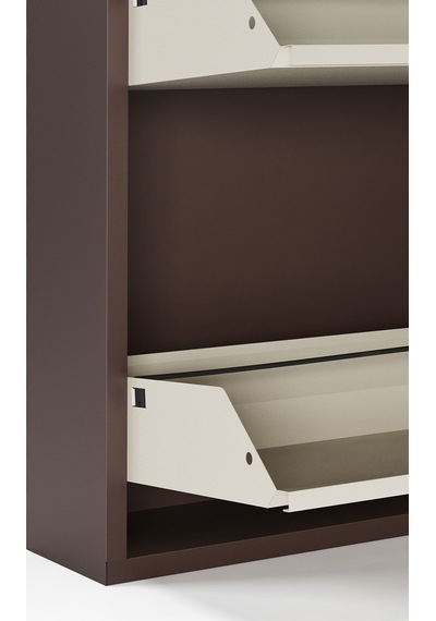 Ceha Tablalı 4'lü Metal Ayakkabılık - Kahverengi Krem K.AYK-2.4 /J/P8317-P1013 Ceha Tablalı 4'lü Metal Ayakkabılık - Kahverengi Krem K.AYK-2.4 /J/P8317-P1013