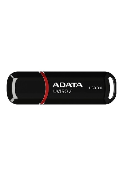 Adata Uv150 Usb Bellek Çubuğu, 64gb, Usb 3.0, Siyah