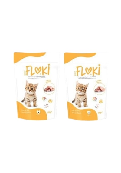 Floki Kitten Tavuklu Yavru Kedi Maması 2 x 500 G