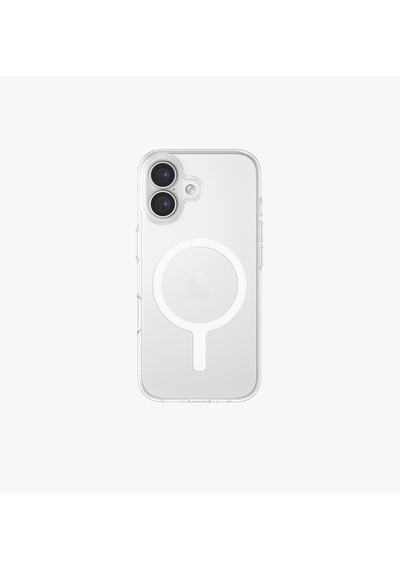 Apple Uyumlu iPhone 17 Kılıf Clario Geri Dönüşüm Doğaya Duyarlı Materyal Kapak Çift Katman Magsafe Özellikli Şeffaf