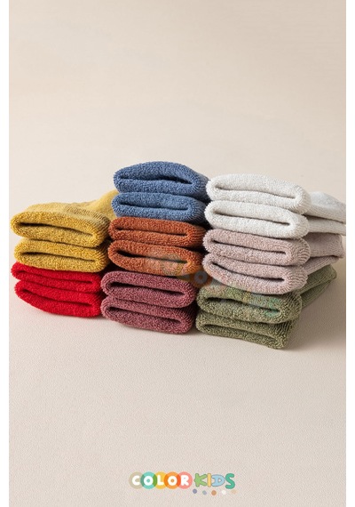 Color Socks 5'li Erkek Bebek Kışlık Havlu Çorap Isı Emici Erkek