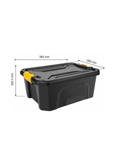 Kamp Malzemeleri Düzenleyici Organizer Set 20 Litre X 4 Adet Siyah