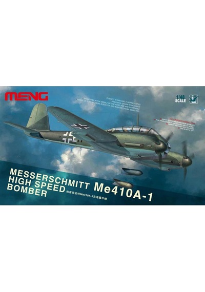 Meng Ls-003 1/48 Ölçek, Messerschmitt Me 410a-1 Bombardıman Uçağı, Plastik Model Kiti-49494