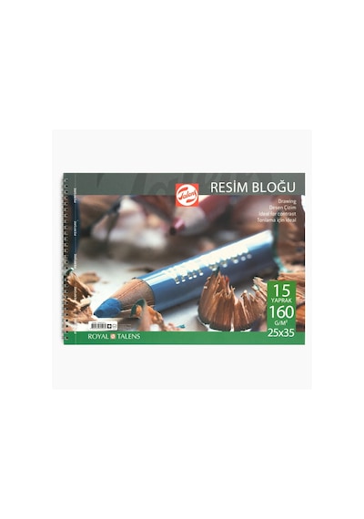 Talens 25x35 Cm Spiralli 15 Sayfa Çizim Defteri 480304