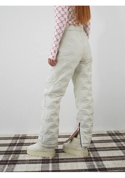 Xint Ekru Kapitone Dokulu Oversize Pantolon 201313