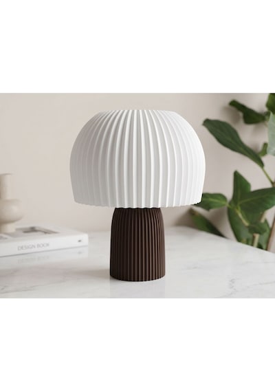 Xena Model - Led Abajur - Masa Lambası - Usb 5v İle Çalışır - Slim Led Aydınlatması Dahildir - Dekoratif Lamba - Renk Seçenekli - Mantar Lamba Çok Renkli