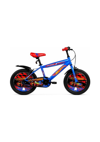 Belderia Fastwheel 16 Jant 4-7 Yaş Arabalı Çocuk Bisikleti Çok Renkli