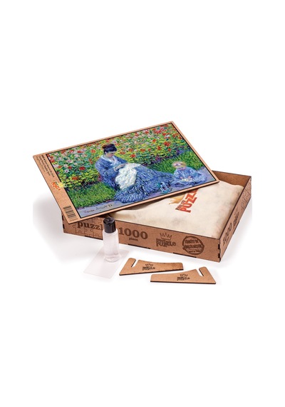 King Of Puzzle Bayan Monet Ve Bir Çocuk 1000 Parça