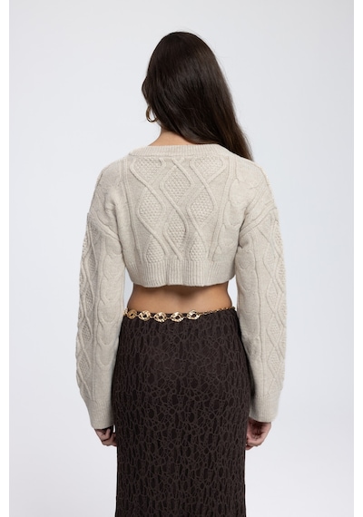 Mai Collection Mai Studios Co. Mohan Koyu Bej Crop Kazak Koyu Bej