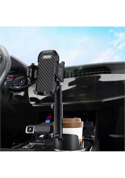 Go Des Gd-hd255 M-safe 360 Derece Dönebilen Bardaklık Tasarım Telefon Tutucu Siyah Siyah