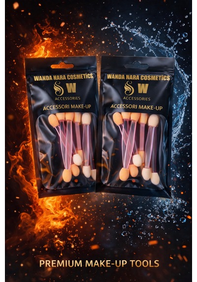 Makyaj Far Fırçası Make-up, Profesyonel Dağıtım, Pürüzsüz Bitiş, Doğal Yoğun Renk Etkisi 2 Adet