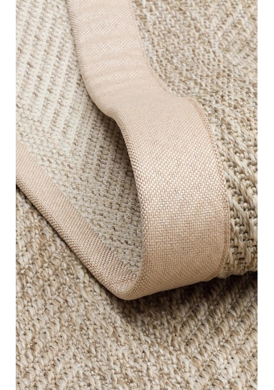 Eko Halı Ventura Vnt 2704 L.beige Bordür Beige Sisal Görünümlü İç Ve Dış Mekan Uyumlu Hav Vermeyen M