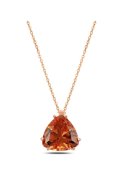 Brezza Lusso Jewelry 925 Ayar Gümüş Zultanit Taşlı Kadın Kolye 45 CM 45 CM