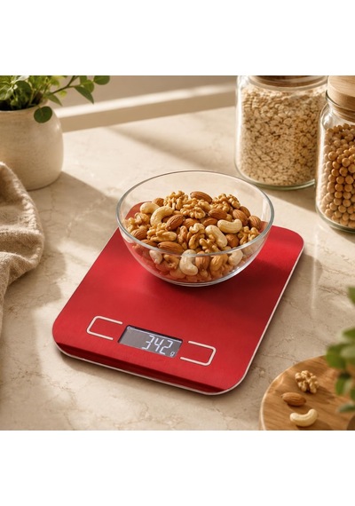 Tr Dijital Mutfak Terazisi 5 Kg, Paslanmaz Çelik Yüzeyli Lcd Ekranlı Hassas Gram Ölçer, Dara Fonksiyonlu Mutfak Tar Diğer