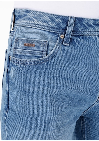 Colin's Colins Normal Kesim Orta Bel Düz Paça Mavi Erkek Şort Cl1069533 Q1.V1 Dn02255 Mavi
