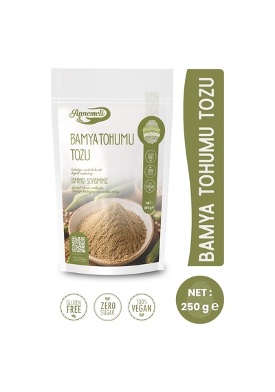 250 Gr Toz Bamya Tohumu Taze Çekilmektedir