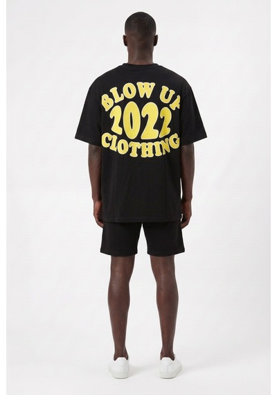 Blow Up Future Gen Günlük Spor Tişört 2022 Siyah Oversize 142223