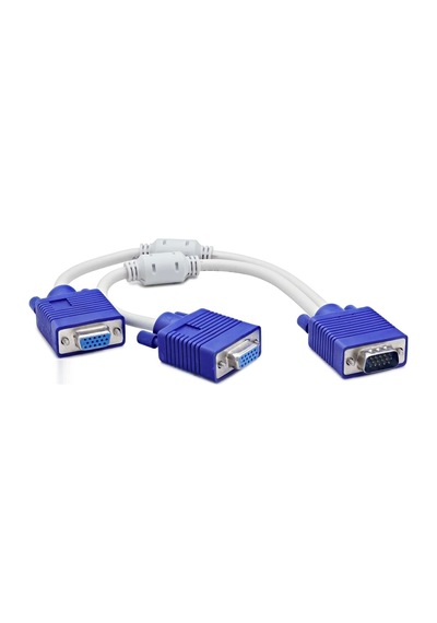 Vga To 2 Vga F Y Kablo 30cm Beyaz Hdx7753