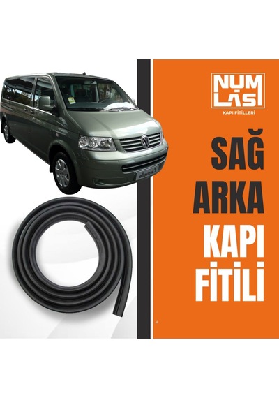 Volkwagen Caravelle T5 Sağ Arka Kapı Fitili-a Kalite-numlas-nm4703
