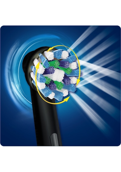 Oral-B CrossAction Elektrikli Diş Fırçası Yedek Başlığı 8'li Siyah
