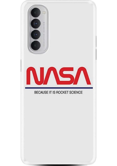 Oppo Reno 4 Kilif Desenli Silikon Nasa 3 478477887
