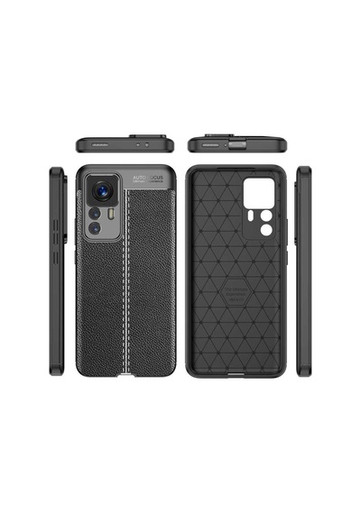 Xiaomi Mi 12T Pro Kilif Zore Niss Deri Desenli Silikon Kilif 562607302