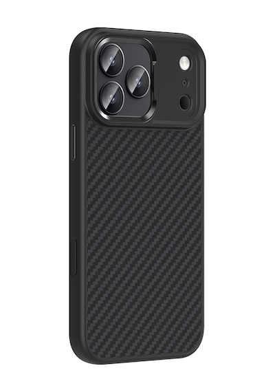 Nihcase Apple Uyumlu iPhone 17 Pro Kılıf Truva Karbon Fiber Tasarım Manyetik Şarj Kapak