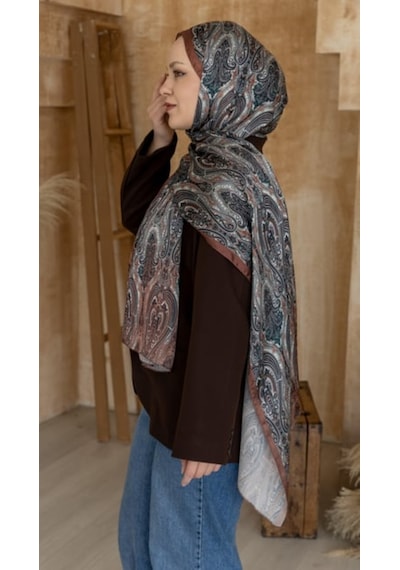 Locella 75 X 180 - İdol İpek Şal-5014-04932 Kiremit