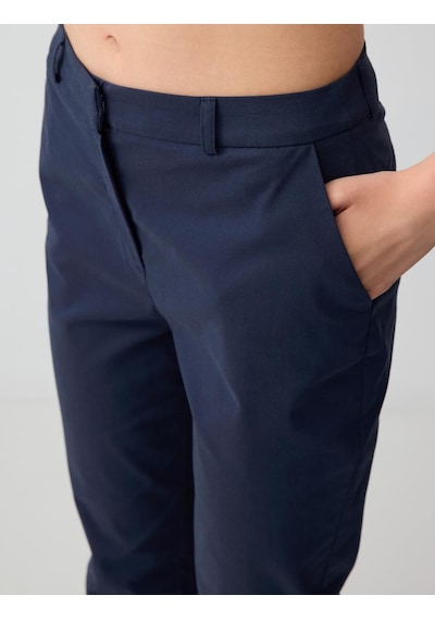 Jimmy Key Lacivert Normal Bel Normal Paça Dokuma Gabardin Pantolon 5sw184133493