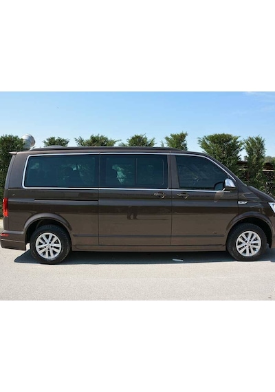 Omsa Vw T6.1 Transporter Krom Cam Çerçevesi 14 Parça Tek Sürgü Uzun Şase 2020 Ve Sonrası