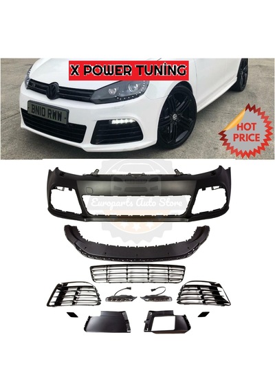 Vw Golf 6 2009.mk6 Abs Plastik Boyasız R20 Ön Tampon