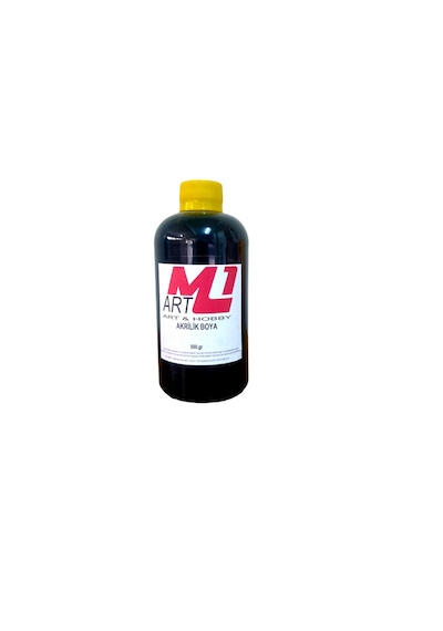 M1 Art Akrilik Boya Siyah 500.gr