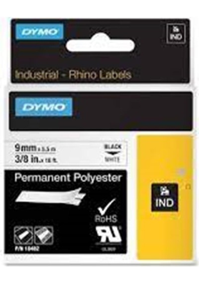 Dymo 1868704 XTL Laminetel 21 x 21 Beyaz-Siyah 250 Etiket
