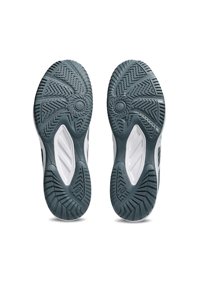 Asics Court Slide 4 Erkek Gri Tenis Ayakkabısı Mavi
