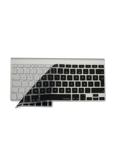 Apple Magic Keyboard A1314 A1243 Türkçe Q Uyumlu Klavye Koruyucu Uk İngilizce Iso Ters L Enter Silikon Kaplama Ultra İnce Kaymaz Toz Ve Sıvı Koruma Keyboard Cover Siyah 45458643