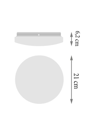 Osram - Ledvance 12w Led Plafonyer 6500k Beyaz Işık - Tavan Armatür Banyo Lambası Beyaz